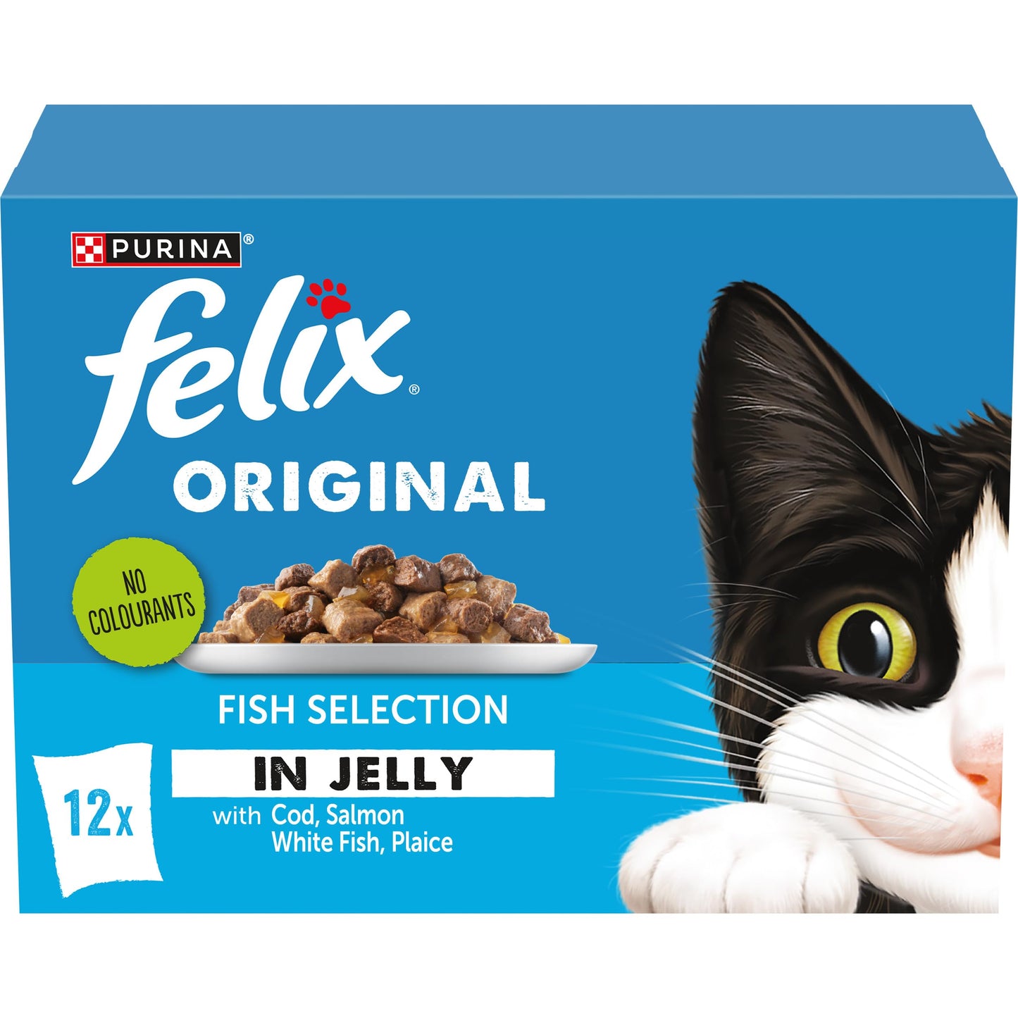 FELIX Original Mixed Selection in Jelly Wet Cat Food 40x85g