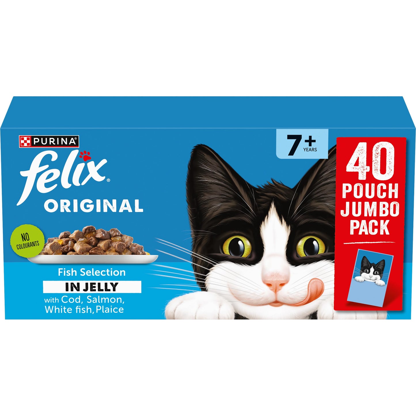 FELIX Original Mixed Selection in Jelly Wet Cat Food 40x85g