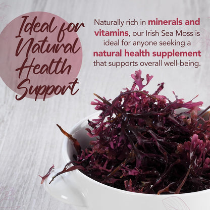Zipvit Irish Sea Moss 4000mg, 120 Vegan Tablets, High Strength Superfood, Naturally Rich in Minerals, 2 Month Supply, Responsibly Sourced Seaweed