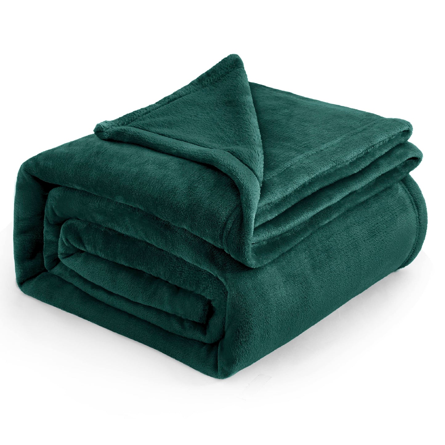 Bedsure Fleece Blanket for Bed - Soft Cosy Fluffy Throw Blankets, Warm Large Throws for Audlts, Teal, 220x240 cm