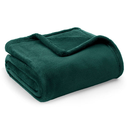 Bedsure Fleece Blanket for Bed - Soft Cosy Fluffy Throw Blankets, Warm Large Throws for Audlts, Teal, 220x240 cm