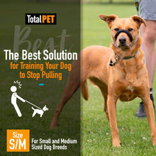 Figure of 8 Dog Lead - Anti Pull Stop Dogs Pulling - Rope Slip Leads with Padded Nose Support (Small/Medium)