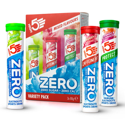 HIGH5 ZERO Electrolyte Tablet - Hydration Tablets Enhanced with Vitamin C - 0 Calories & Sugar Free - Boost Hydration, Performance & Wellness - Berry, 20 Tablets (20x, Pack of 1)