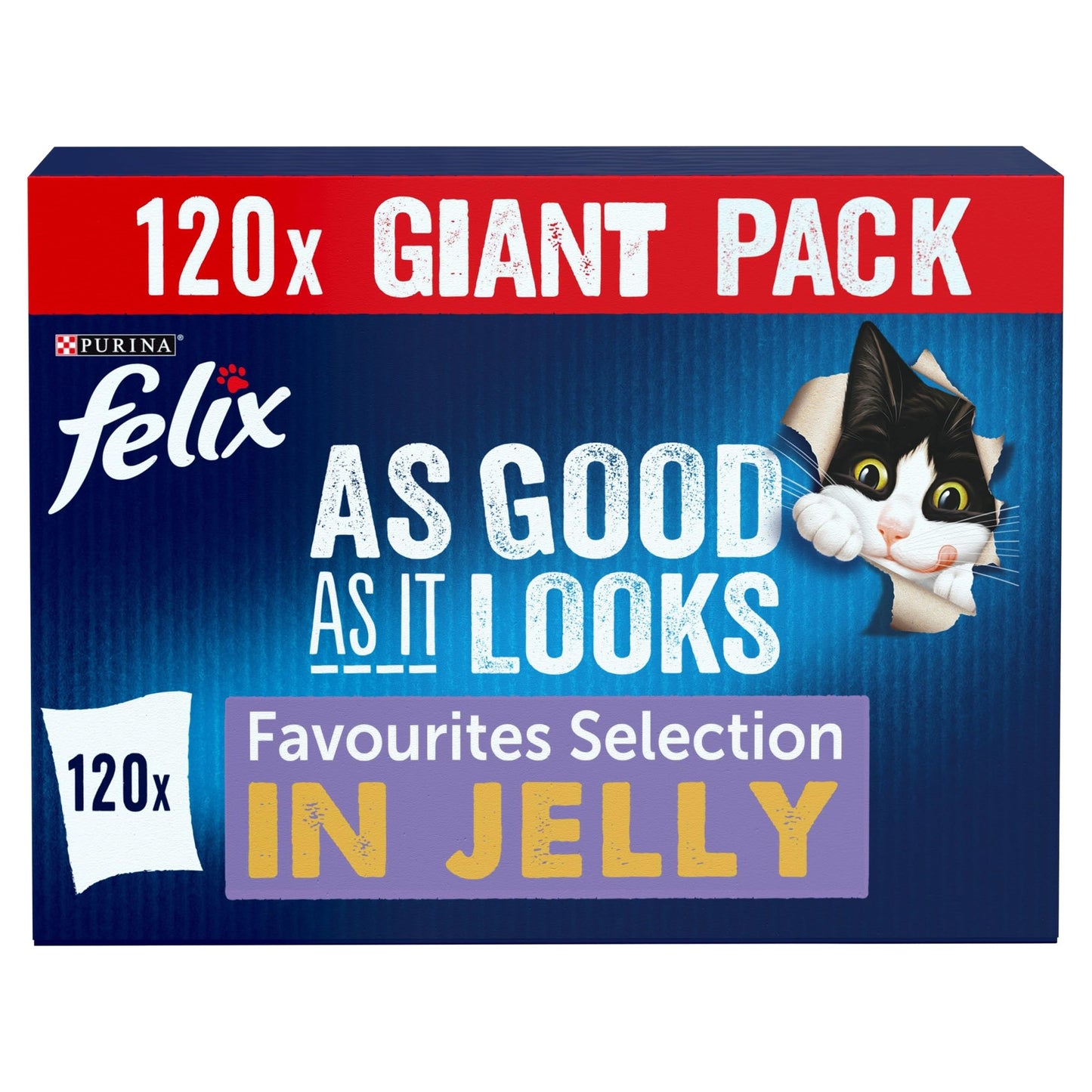 FELIX Original Mixed Selection in Jelly Wet Cat Food 40x85g