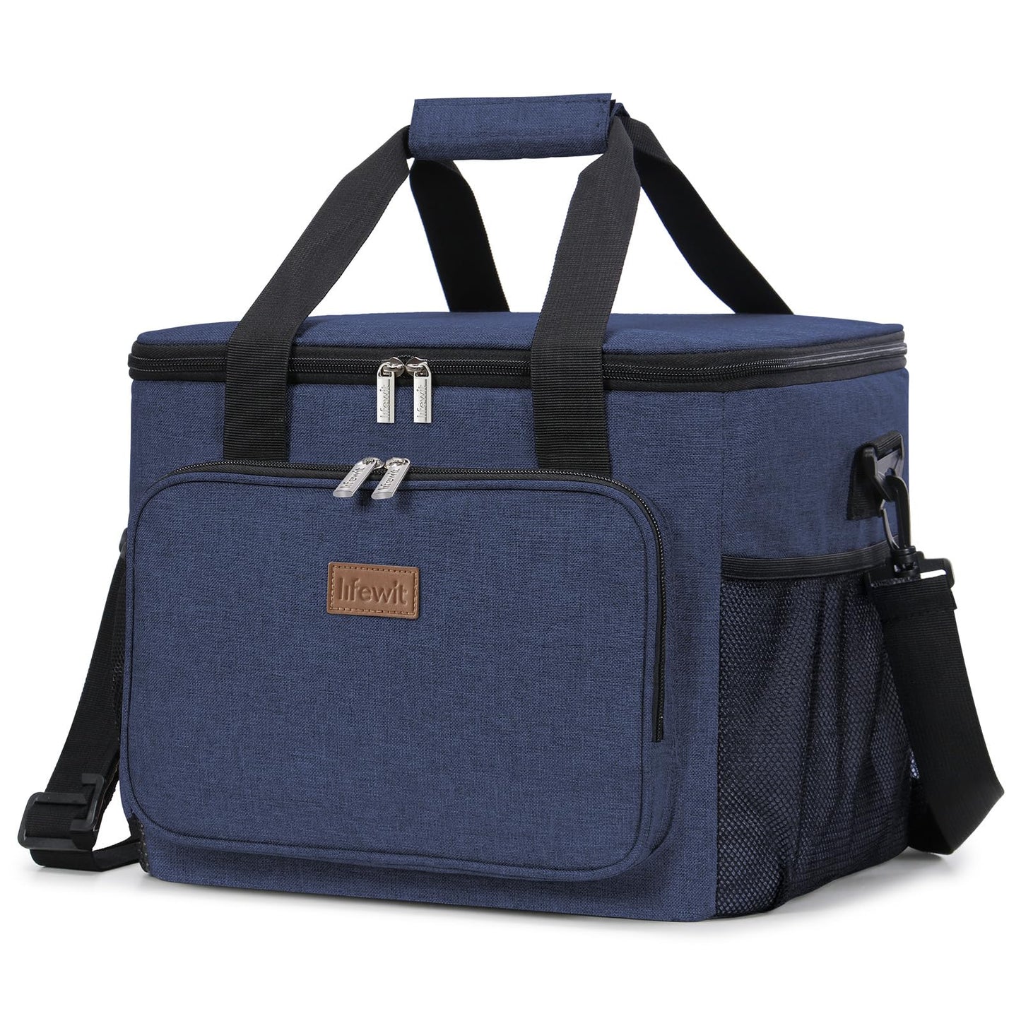 Lifewit 15L (24 Cans) Insulated Lunch Bag, Cooler Bag for Lunch/Work/School/Beach/Picnic (Grey)