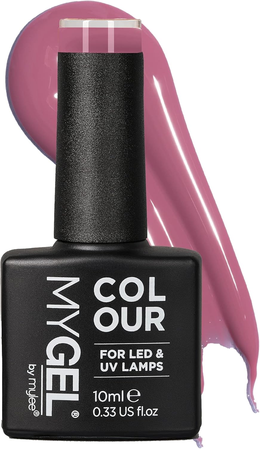 Mylee Gel Nail Polish 10ml [Vintage Rose] UV/LED Soak-Off Nail Art Manicure Pedicure for Professional, Salon & Home Use [Autumn/Winter 2022] - Long Lasting & Easy to Apply