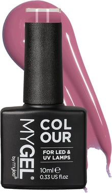 Mylee Gel Nail Polish 10ml [Vintage Rose] UV/LED Soak-Off Nail Art Manicure Pedicure for Professional, Salon & Home Use [Autumn/Winter 2022] - Long Lasting & Easy to Apply