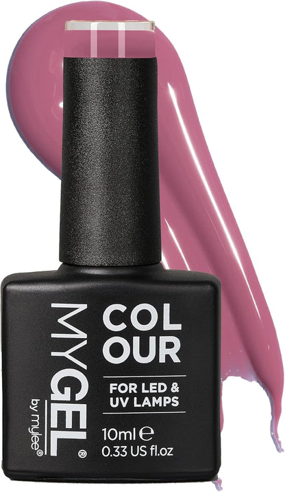 Mylee Gel Nail Polish 10ml [Vintage Rose] UV/LED Soak-Off Nail Art Manicure Pedicure for Professional, Salon & Home Use [Autumn/Winter 2022] - Long Lasting & Easy to Apply