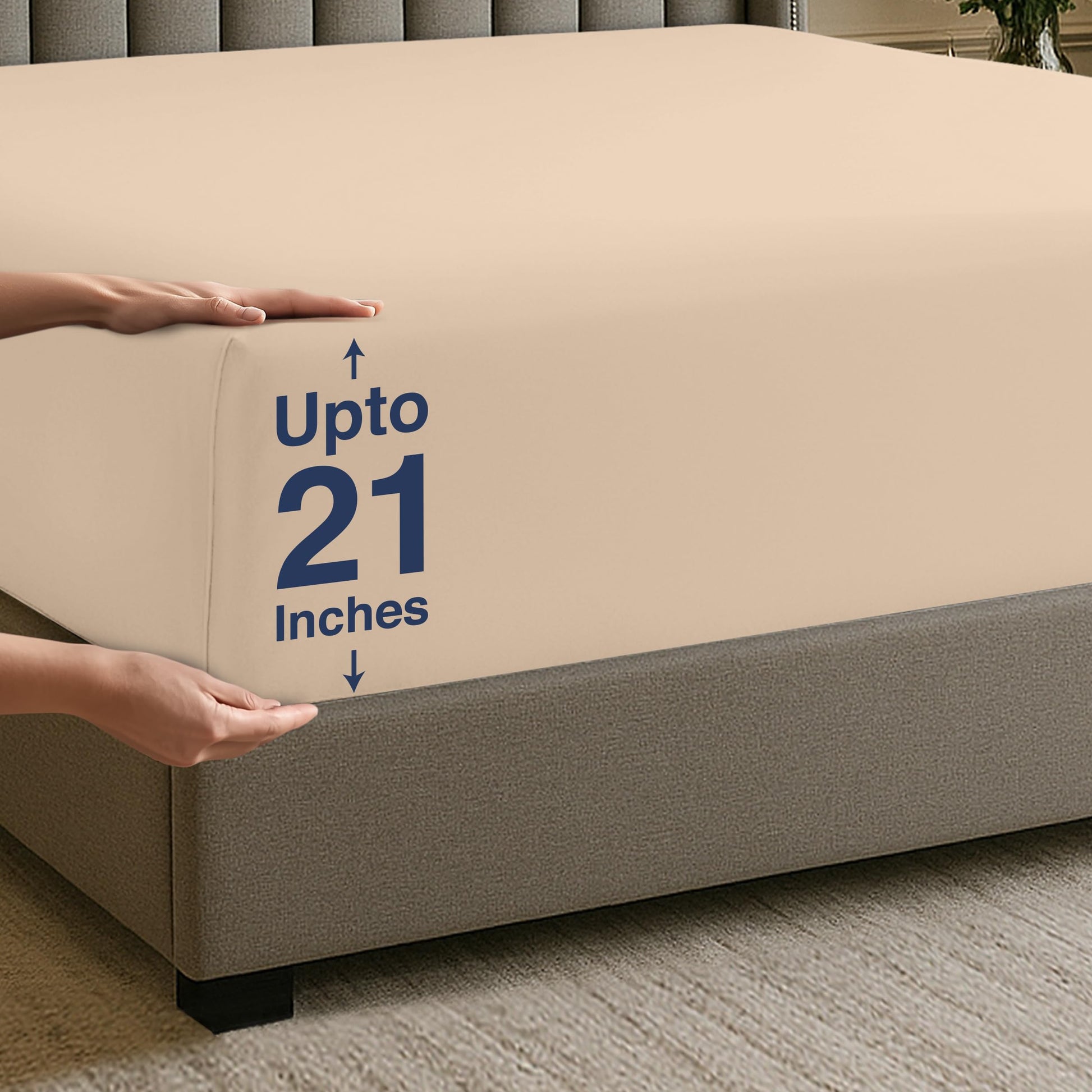 Utopia Bedding Fitted Sheet Double, White - Deep Pocket 14 inch (35 cm) - Easy Care - OEKO-TEX Certified - Soft Brushed Microfibre Fabric - Shrinkage and Fade Resistant - Bottom Sheet
