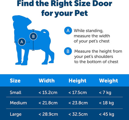 PetSafe Staywell, Convenient, Original 2 Way Pet Door, Fast Installation, Easy fitting, 2 Way Locking, Cat Flap for All Pets – Small - White