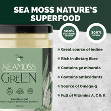 Sea Moss Gel by Seamoss Green. All-Natural Sea Moss Gel | 100% Wildcrafted Dr Sebi Sea Moss | Superfood Rich in Minerals, Proteins & Vitamins - Vegan & Gluten Free Sourced from St Lucia Organic