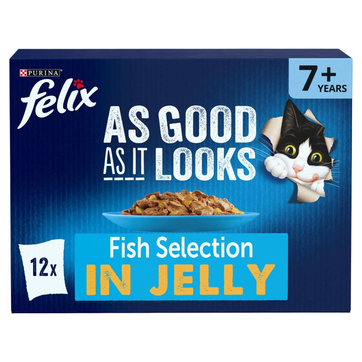 FELIX Original Mixed Selection in Jelly Wet Cat Food 40x85g