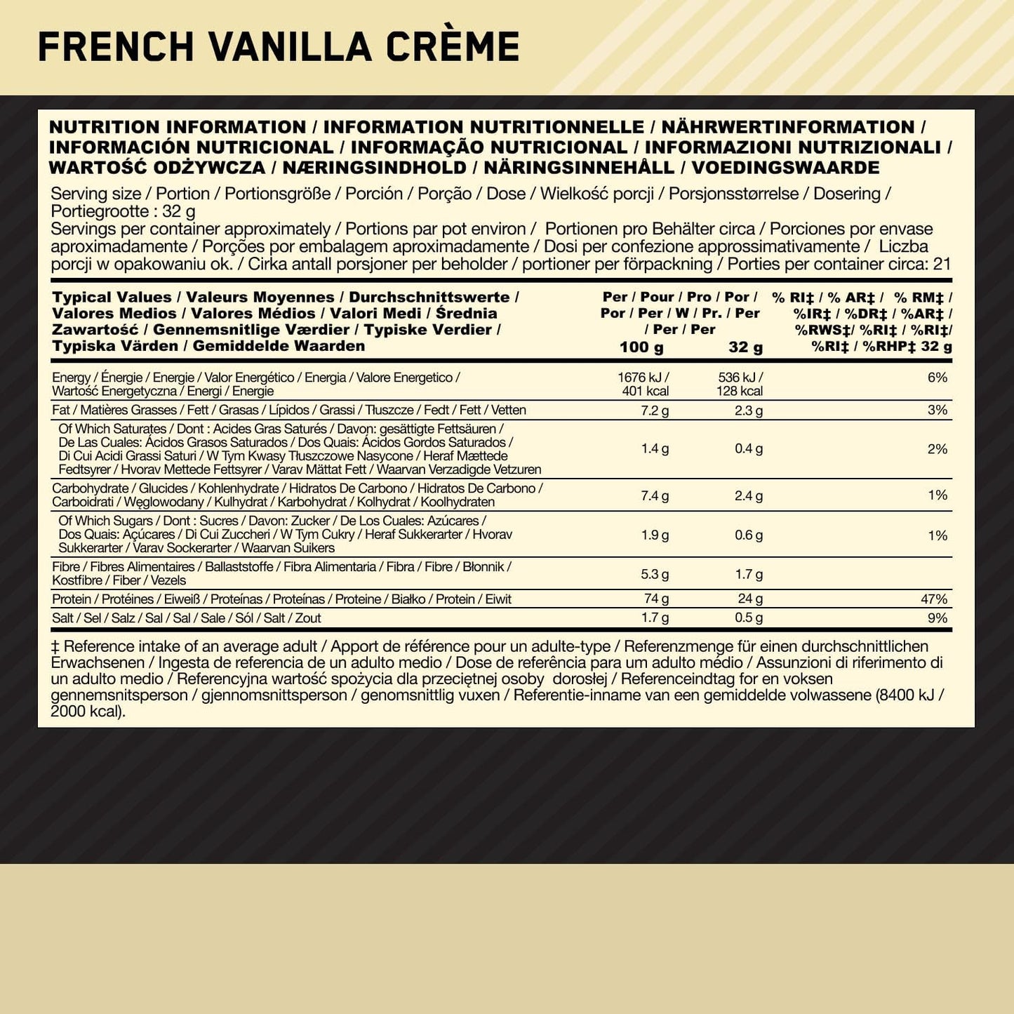 Optimum Nutrition Gold Standard 100% Plant Based Protein Powder for Men and Women, Vegan Protein Shake Powder, Post Workout, or anytime throughout the day, Vanilla Flavour, 21 Servings, 684g