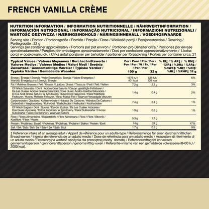 Optimum Nutrition Gold Standard 100% Plant Based Protein Powder for Men and Women, Vegan Protein Shake Powder, Post Workout, or anytime throughout the day, Vanilla Flavour, 21 Servings, 684g