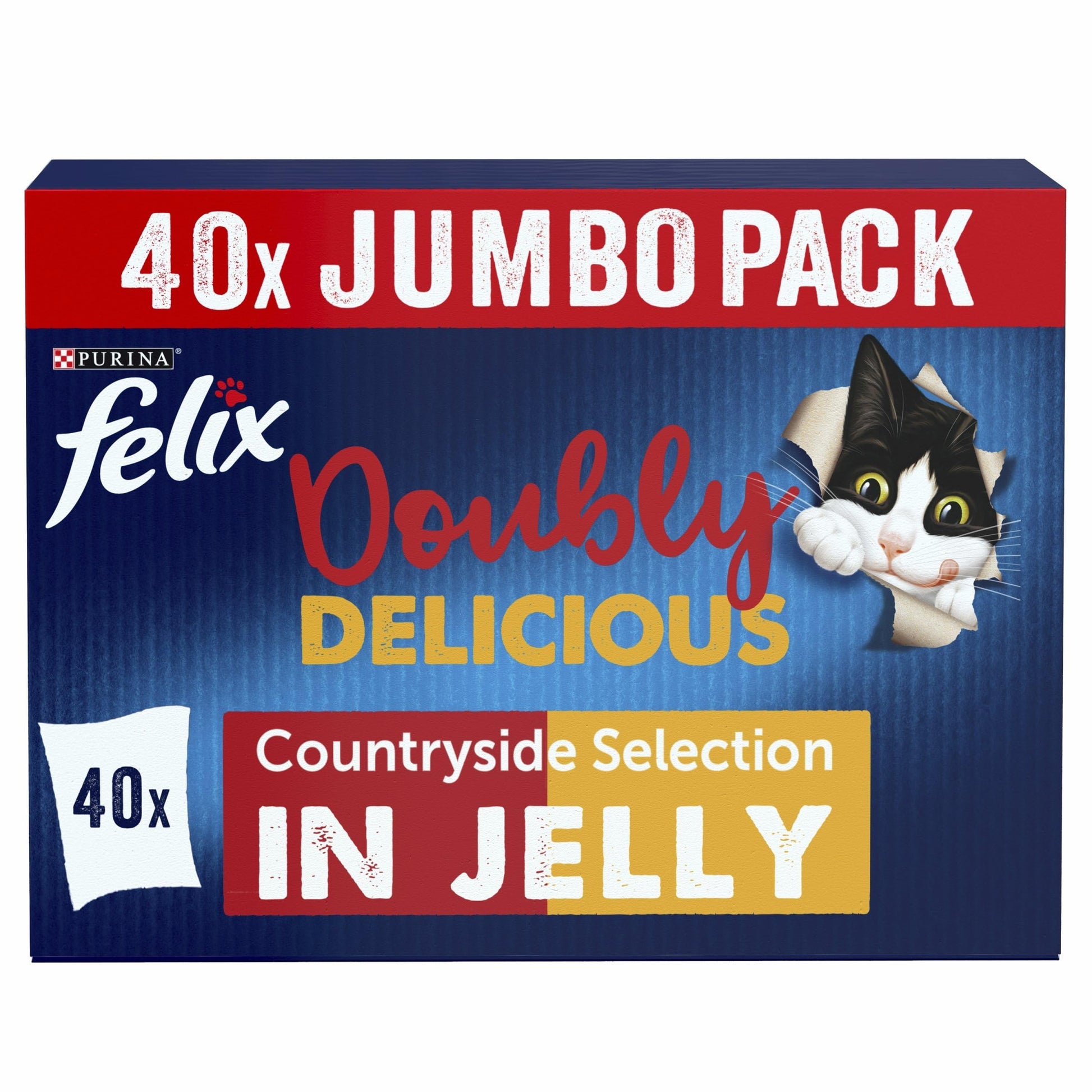 FELIX Original Mixed Selection in Jelly Wet Cat Food 40x85g