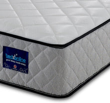 Hybrid Memory Foam & Spring Mattress - 4ft6 Double | 20cm Thick Hydro Memory Foam & Spring Coil Mattress | Body Support, Spinal Alignment & Pressure Relief | UK Made & Hypoallergenic