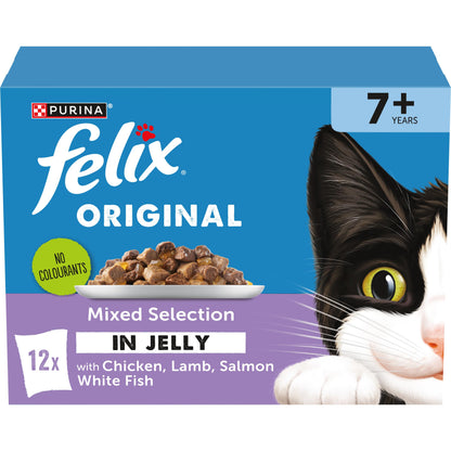 FELIX Original Mixed Selection in Jelly Wet Cat Food 40x85g