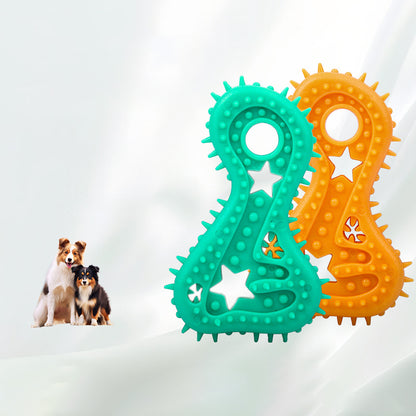TUGME Pet Toys For Small Dogs Rubber Resistance To Bite Dog Toy Teeth Cleaning Chew Training Toys Pet Supplies Puppy Dogs
