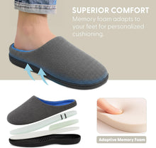 KEPLIN Men’s Memory Foam Slippers – Comfortable Indoor House Shoes for Men with Plush Cushioning, Anti-Slip Rubber Soles, Lightweight Design