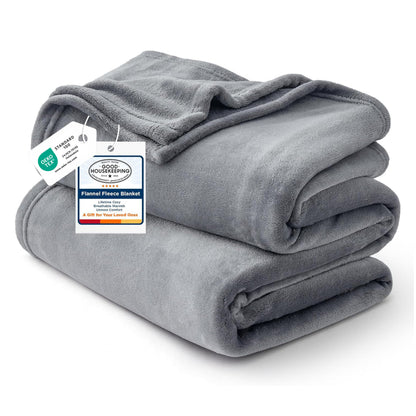 Bedsure Fleece Blanket for Bed - Soft Cosy Fluffy Throw Blankets, Warm Large Throws for Audlts, Teal, 220x240 cm