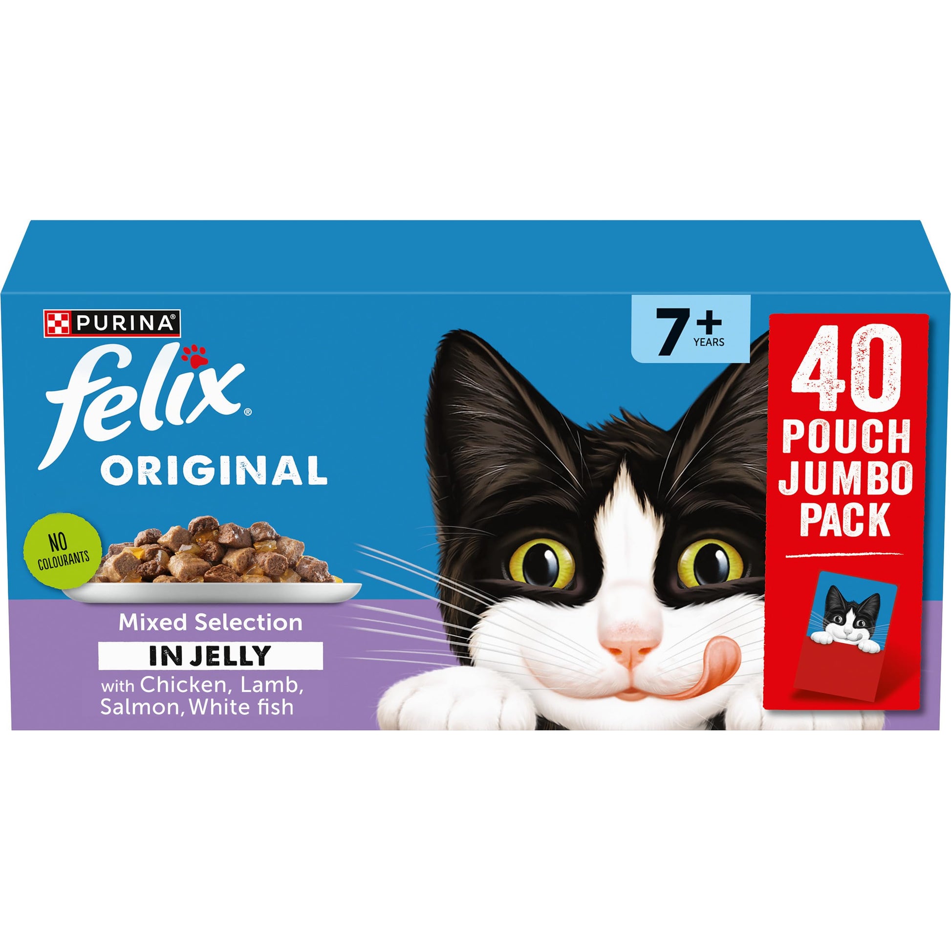 FELIX Original Mixed Selection in Jelly Wet Cat Food 40x85g