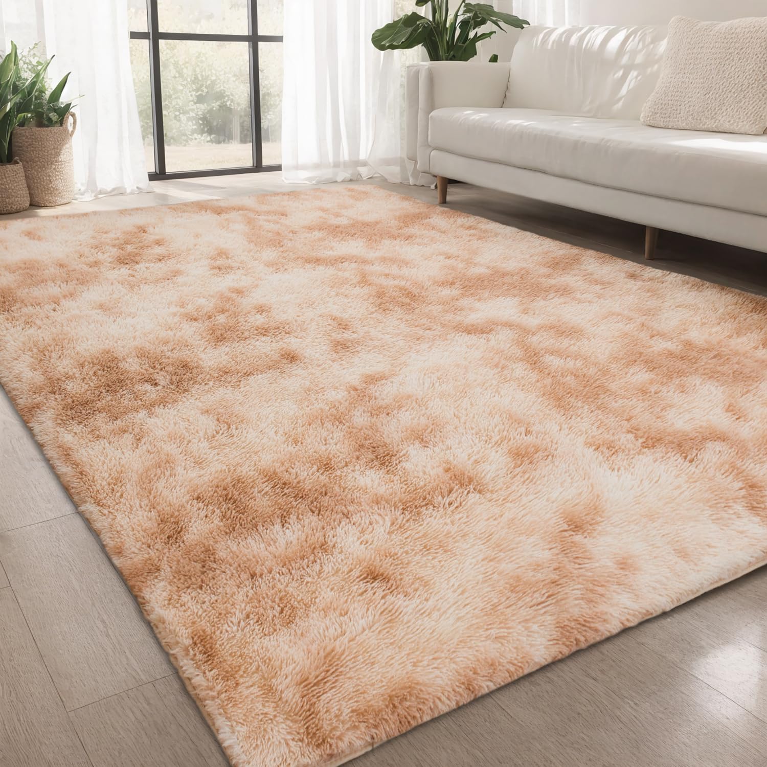 Rugs Living Room Large Rugs Bedroom Anti Skid Rug Shaggy Soft Rug for Living Room Bedroom Play Area Kids Room Luxury Decorative (Dark Grey, 180x270cm)