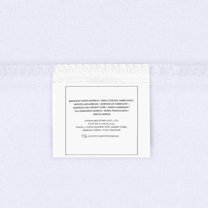 Utopia Bedding Fitted Sheet Double, White - Deep Pocket 14 inch (35 cm) - Easy Care - OEKO-TEX Certified - Soft Brushed Microfibre Fabric - Shrinkage and Fade Resistant - Bottom Sheet