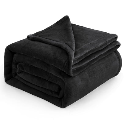 Bedsure Fleece Blanket for Bed - Soft Cosy Fluffy Throw Blankets, Warm Large Throws for Audlts, Teal, 220x240 cm