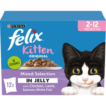 FELIX Original Mixed Selection in Jelly Wet Cat Food 40x85g