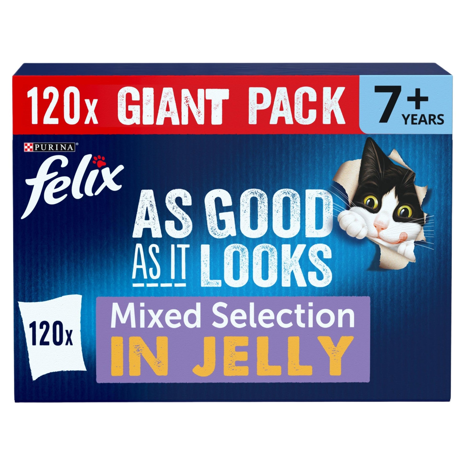 FELIX Original Mixed Selection in Jelly Wet Cat Food 40x85g