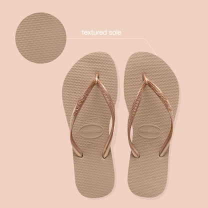 Havaianas - Slim, Stylish, Durable and Versatile Flip-Flops, with Textured Sole for Grip and Support, Women