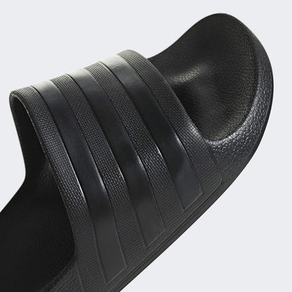adidas Unisex Adilette Aqua Slides, Core Black/Core Black/Core Black, 8 UK