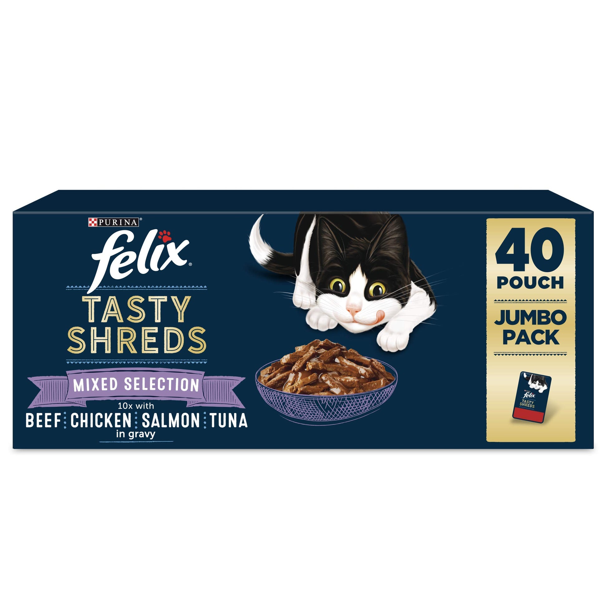 FELIX Original Mixed Selection in Jelly Wet Cat Food 40x85g