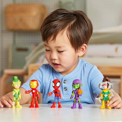 Marvel Spidey and His Amazing Friends, Friends & Foes Pack, Action Figure Set