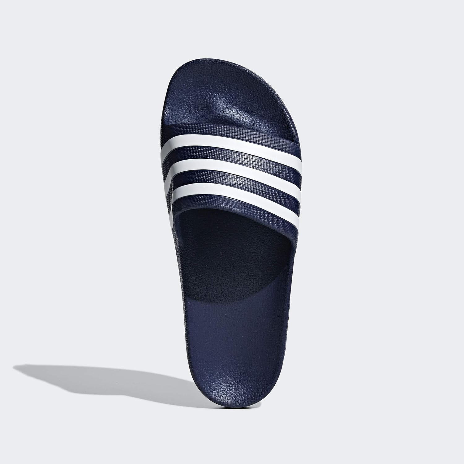 adidas Unisex Adilette Aqua Slides, Dark Blue/Cloud White/Dark Blue, 9 UK