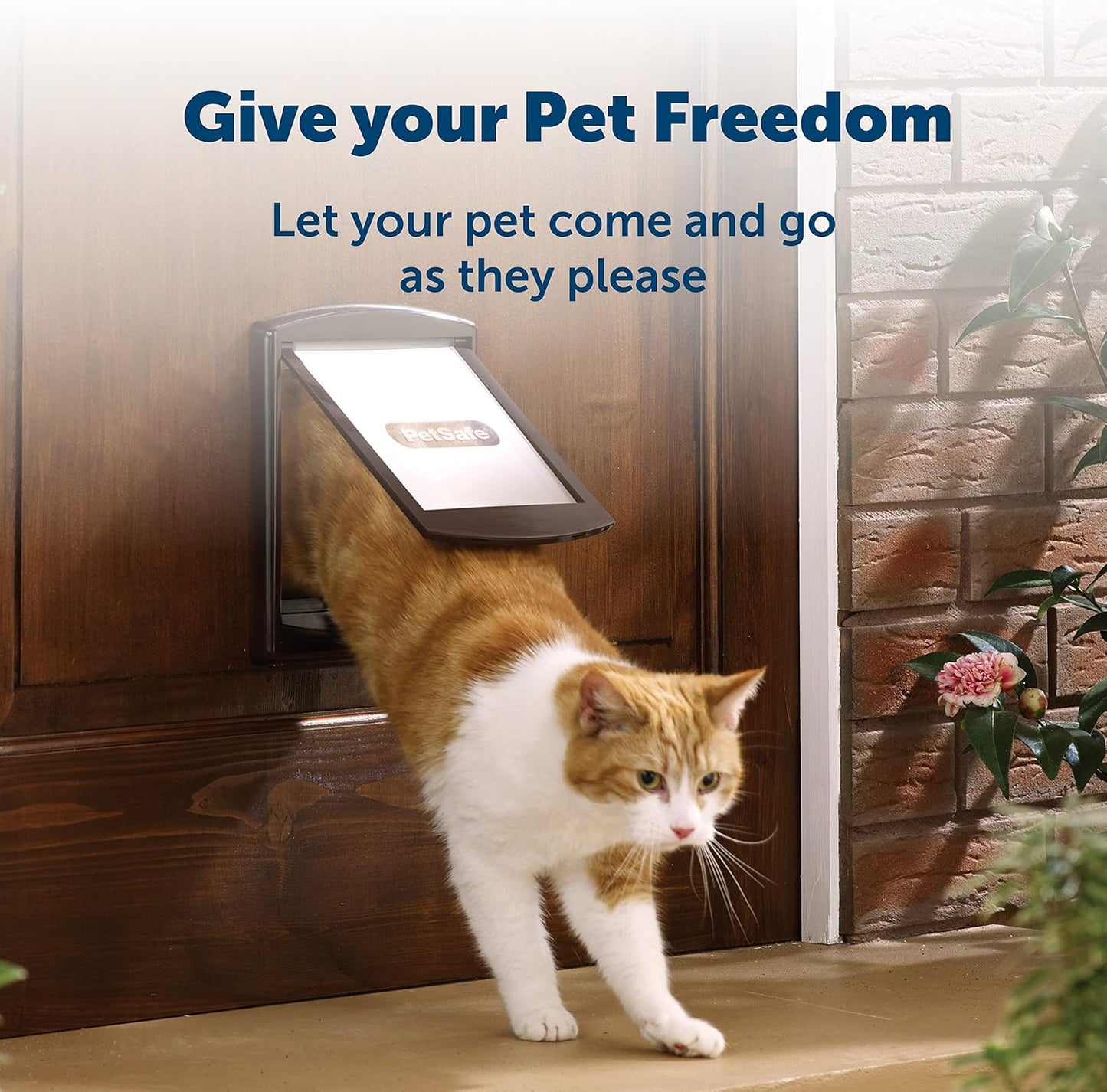 PetSafe Staywell, Convenient, Original 2 Way Pet Door, Fast Installation, Easy fitting, 2 Way Locking, Cat Flap for All Pets – Small - White
