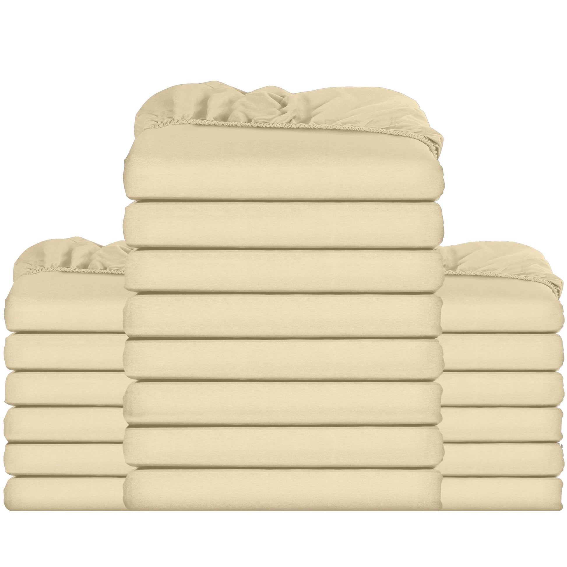 Utopia Bedding Fitted Sheet Double, White - Deep Pocket 14 inch (35 cm) - Easy Care - OEKO-TEX Certified - Soft Brushed Microfibre Fabric - Shrinkage and Fade Resistant - Bottom Sheet