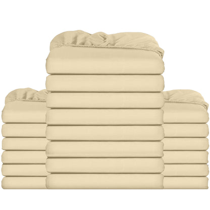 Utopia Bedding Fitted Sheet Double, White - Deep Pocket 14 inch (35 cm) - Easy Care - OEKO-TEX Certified - Soft Brushed Microfibre Fabric - Shrinkage and Fade Resistant - Bottom Sheet