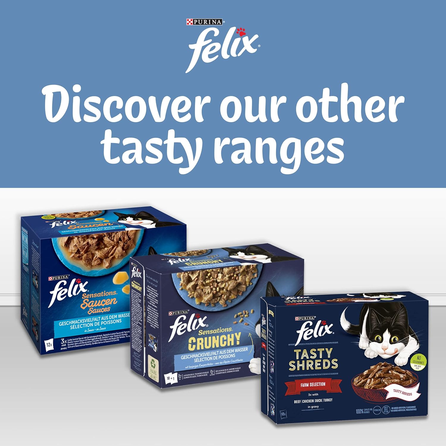 FELIX Original Mixed Selection in Jelly Wet Cat Food 40x85g
