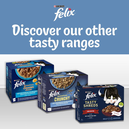 FELIX Original Mixed Selection in Jelly Wet Cat Food 40x85g