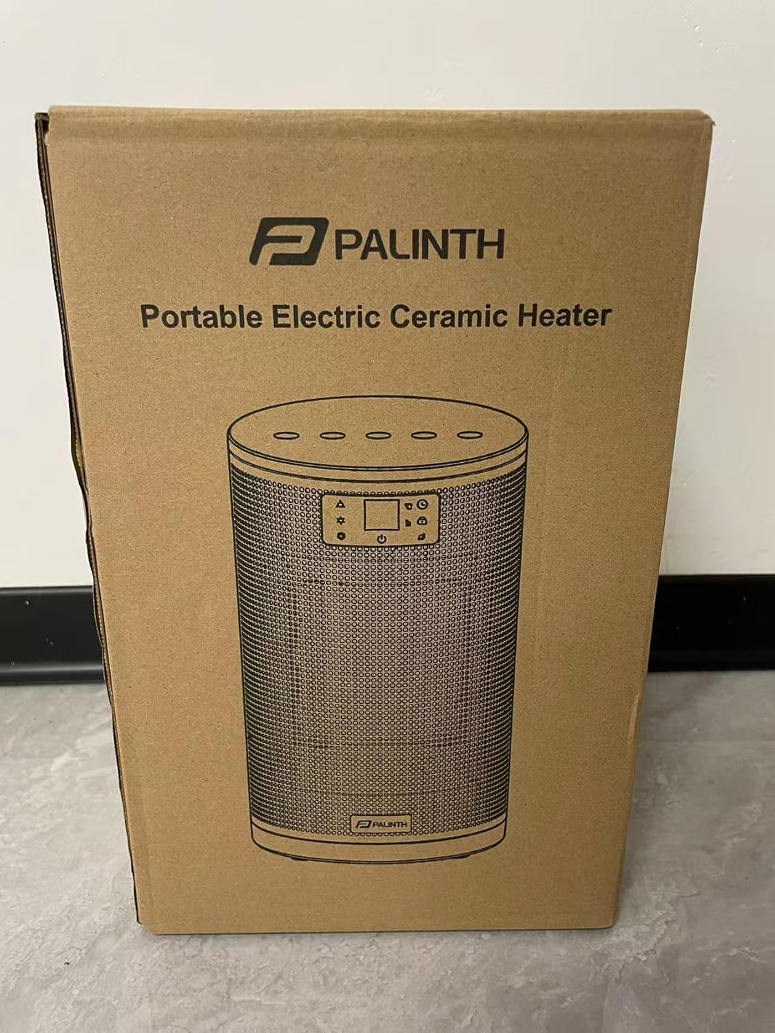 Electric Heater 1500W Space Silent Heaters for Home Low Energy, 4 Modes Portable Ceramic Fan Heater with Thermostat, Overheat & Tip Over Protection, 8H Timer, for Bedroom Indoor Use