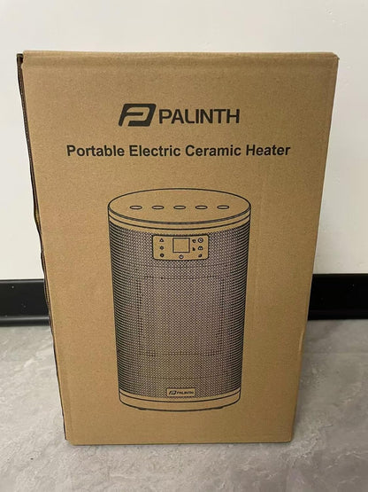 Electric Heater 1500W Space Silent Heaters for Home Low Energy, 4 Modes Portable Ceramic Fan Heater with Thermostat, Overheat & Tip Over Protection, 8H Timer, for Bedroom Indoor Use