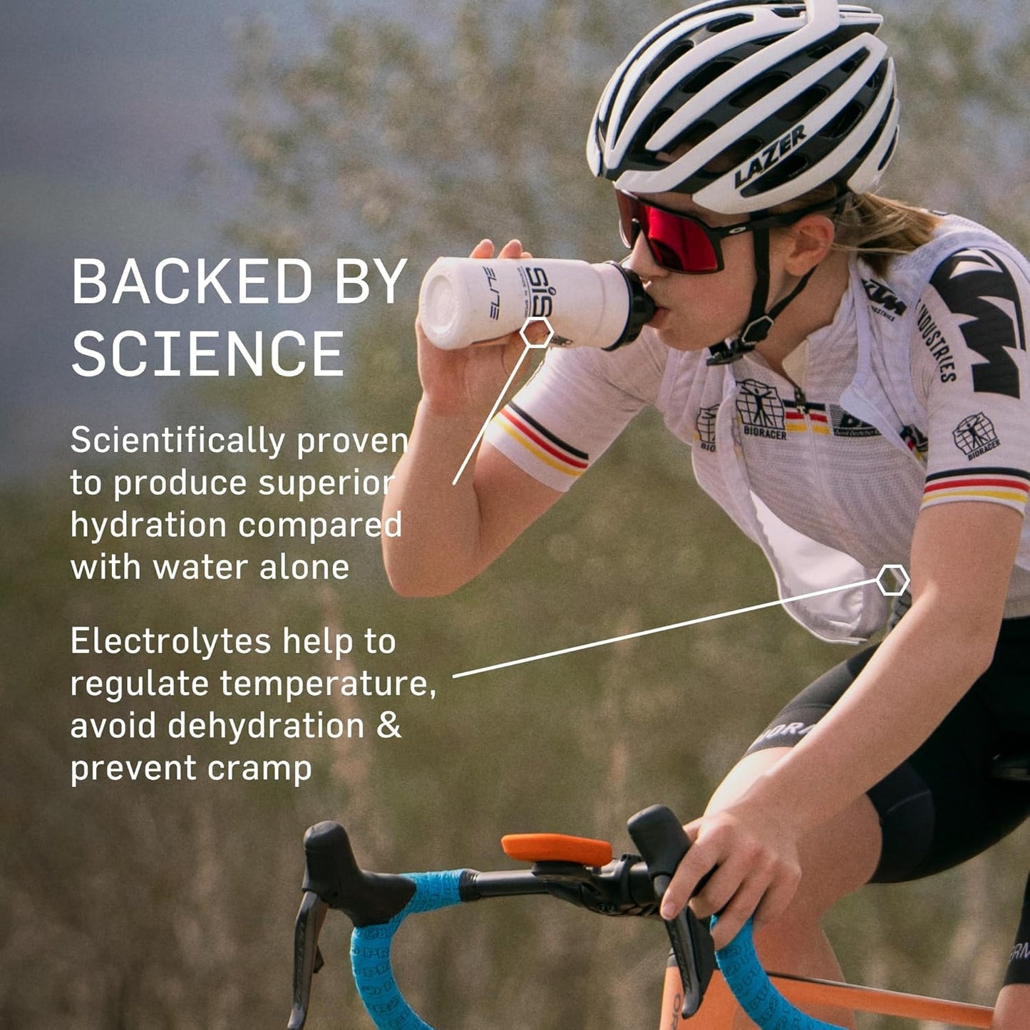 Science In Sport Hydro Hydration Tablets, Gluten-Free, Zero Sugar, Berry Flavour Plus Electrolytes, 20 Effervescent Tablets