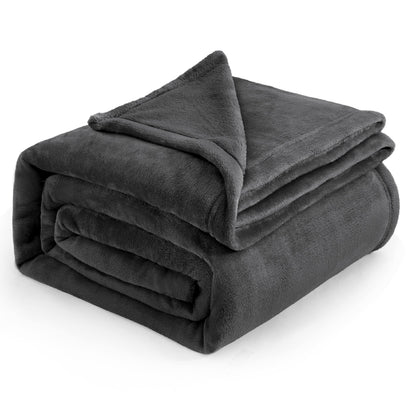 Bedsure Fleece Blanket for Bed - Soft Cosy Fluffy Throw Blankets, Warm Large Throws for Audlts, Teal, 220x240 cm