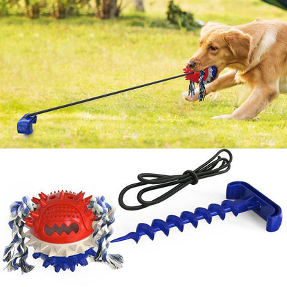 TUGME Pet Trainer Dog Toy Outdoor Rope Ball