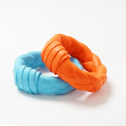 TUGME Teeth Leaking Dog Toy Can't Bite Interactive Training Inflated Ego Rubber Medium Dog Toy