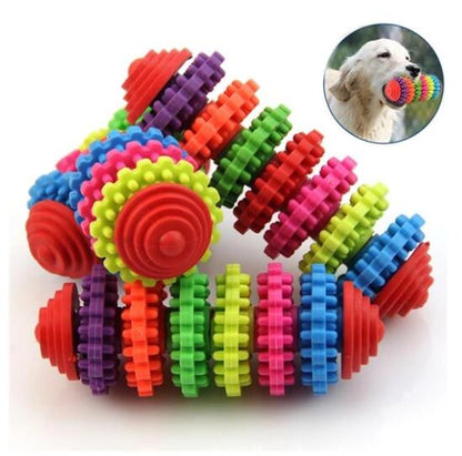 TUGME Colorful swivel pet toy dog molar