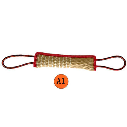 TUGME 30cm Molar Coarse Hemp Biting Stick, Bite-resistant Training Dog Stick, Dog Biting Stick, Dog Playing