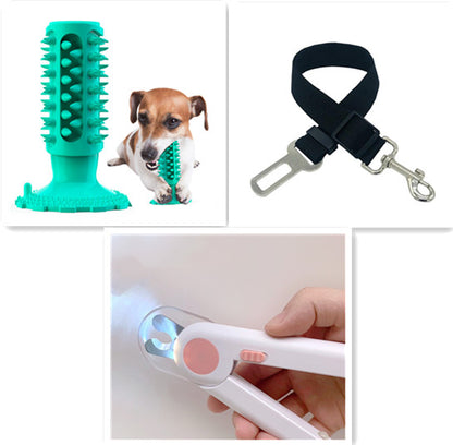 TUGME Teeth Cleaning Dog Toothbrush Sucker Molar Stick Dog Bite Toy