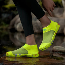 Breathable Fabric Women's Solid Color Stretch Water Shoes - EVA Sole, Soft Sole for Swimming and Aquatic Activities, All-Season Indoor Yoga Sports Footwear Fluorescent green & other colors